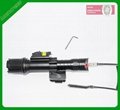 500 lum flashlight with laser sight combo 5