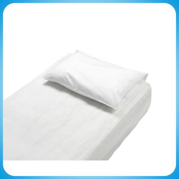 single use hospital bed sheet and pillow case