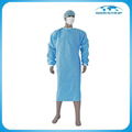 Non woven disposable surgical gown