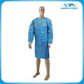 Non woven blue disposable surgical gown 2