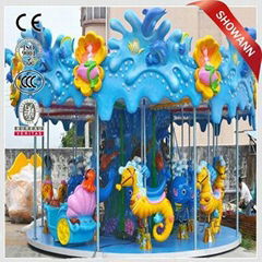 Amusement rides carousel merry go round