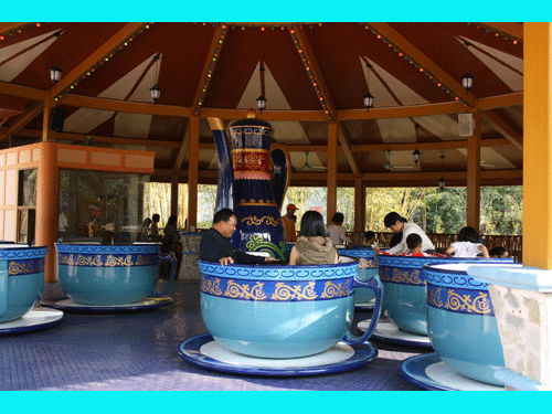 outdoor playground amusement rides coffee cup 2