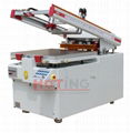 Semi automatic flatbed screen printer, semi auto flat screen printing machine 1