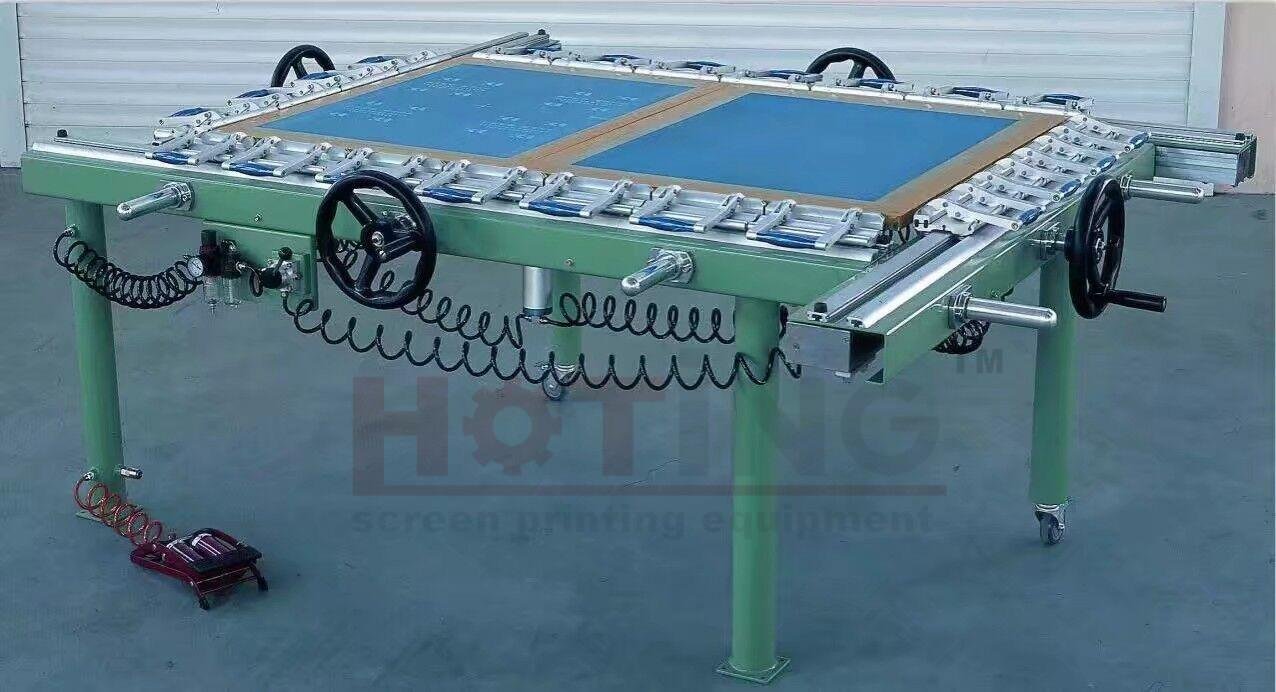 Mechanical mesh stretching machine, screen stretching machine, screen stretcher 1