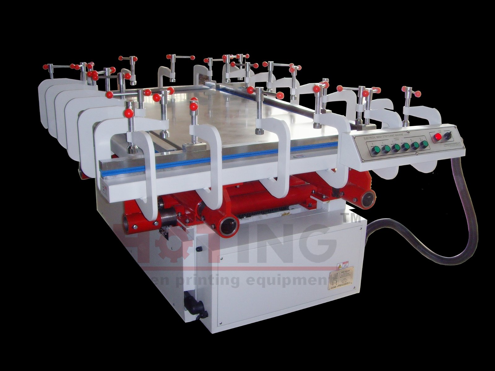 Electrical stainless steel mesh stretching machine, steel mesh stretcher 1