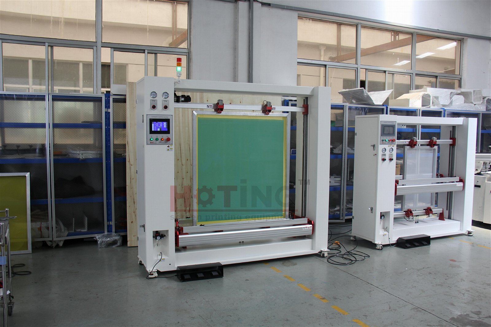 Digital double side automatic screen coating machine 4