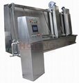 Automatic screen washout booth for large