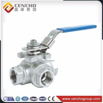 3 Way Mounting Pad Reduced Port Ball Valve casting investmen