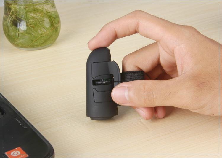 Bluetooth 3.0 Ring Mouse Wireless Bluetooth Rechargeable Finger Mouse 3