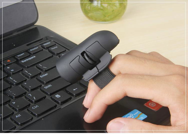 Bluetooth 3.0 Ring Mouse Wireless Bluetooth Rechargeable Finger Mouse 5