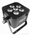 Wireless DMX 6pcs RGBWA UV led par light 1