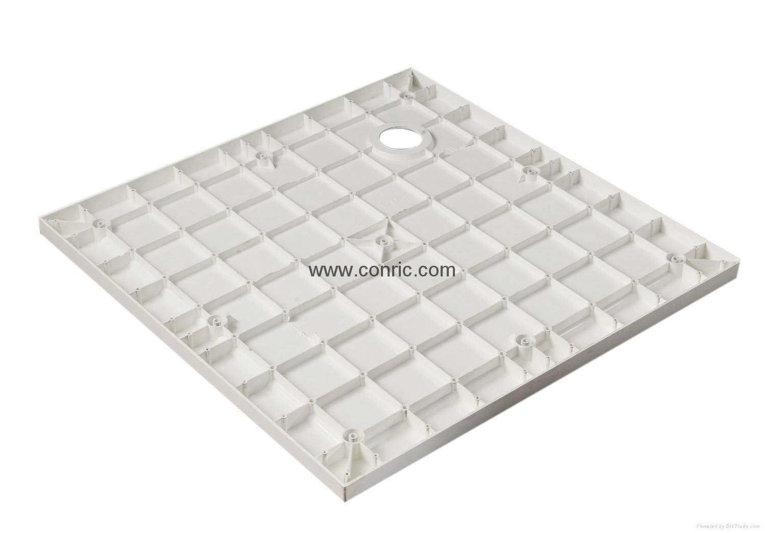 China supply simple design SMC bathroom square shower tray 2