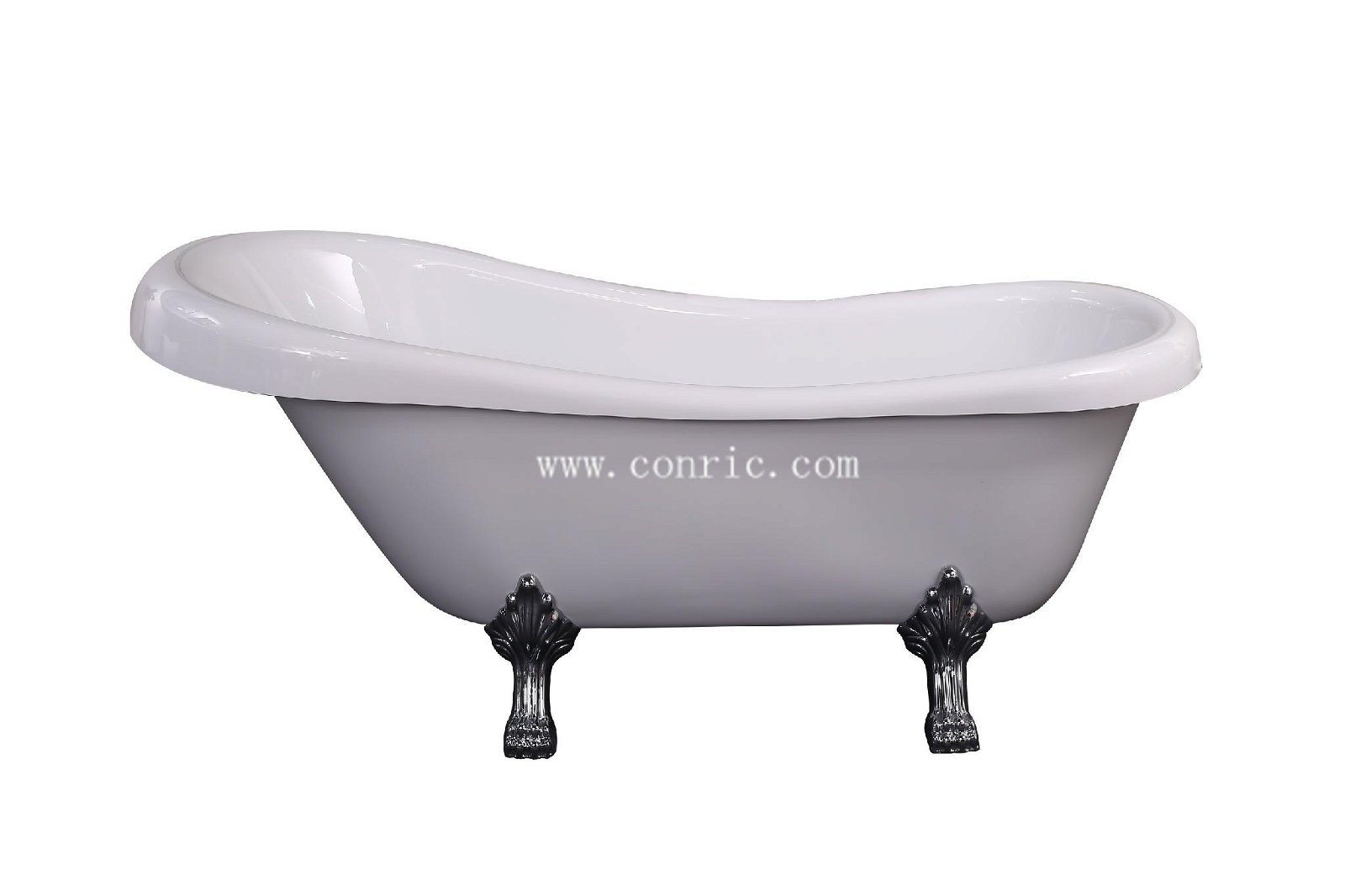Classical Freestanding Bathtub with 4 Zinc Legs