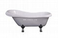 Classical Freestanding Bathtub with 4