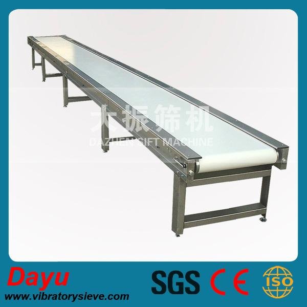 China Fixed Inclined Belt Conveyor for Fruit Food Medicine Grain Ore 3