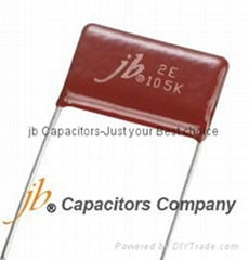 Metallized polyester film capacitor