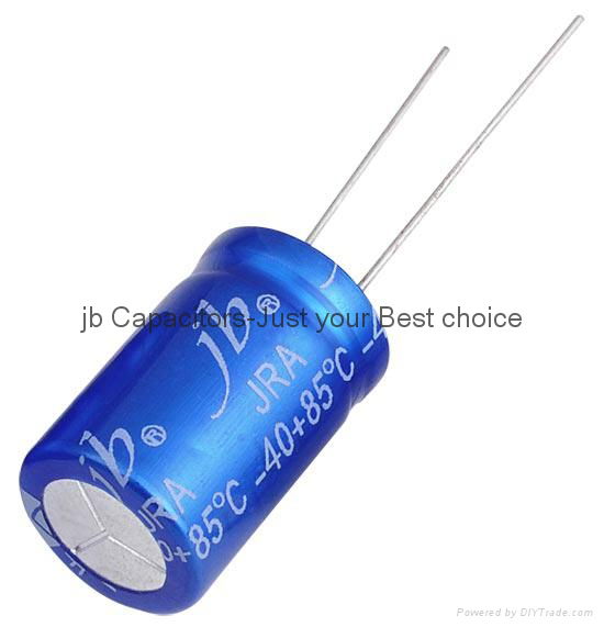 radial aluminum electrolytic capacitor