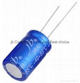 radial aluminum electrolytic capacitor