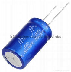 radial aluminum electrolytic capacitor