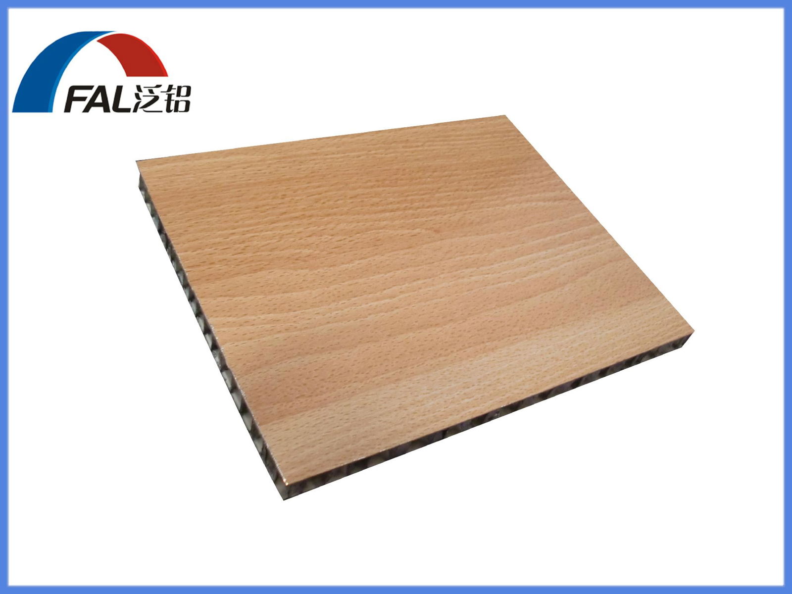 Aesthetic Wood Grain Aluminum Honeycomb Sandwich Panel For Exterior and Interior 4