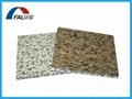 Stone grain aluminum honeycomb composite panel for building facade wall cladding 4