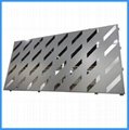 Perforated Aluminum Solid Panel With Parallelogram Patterns On Surface For Build