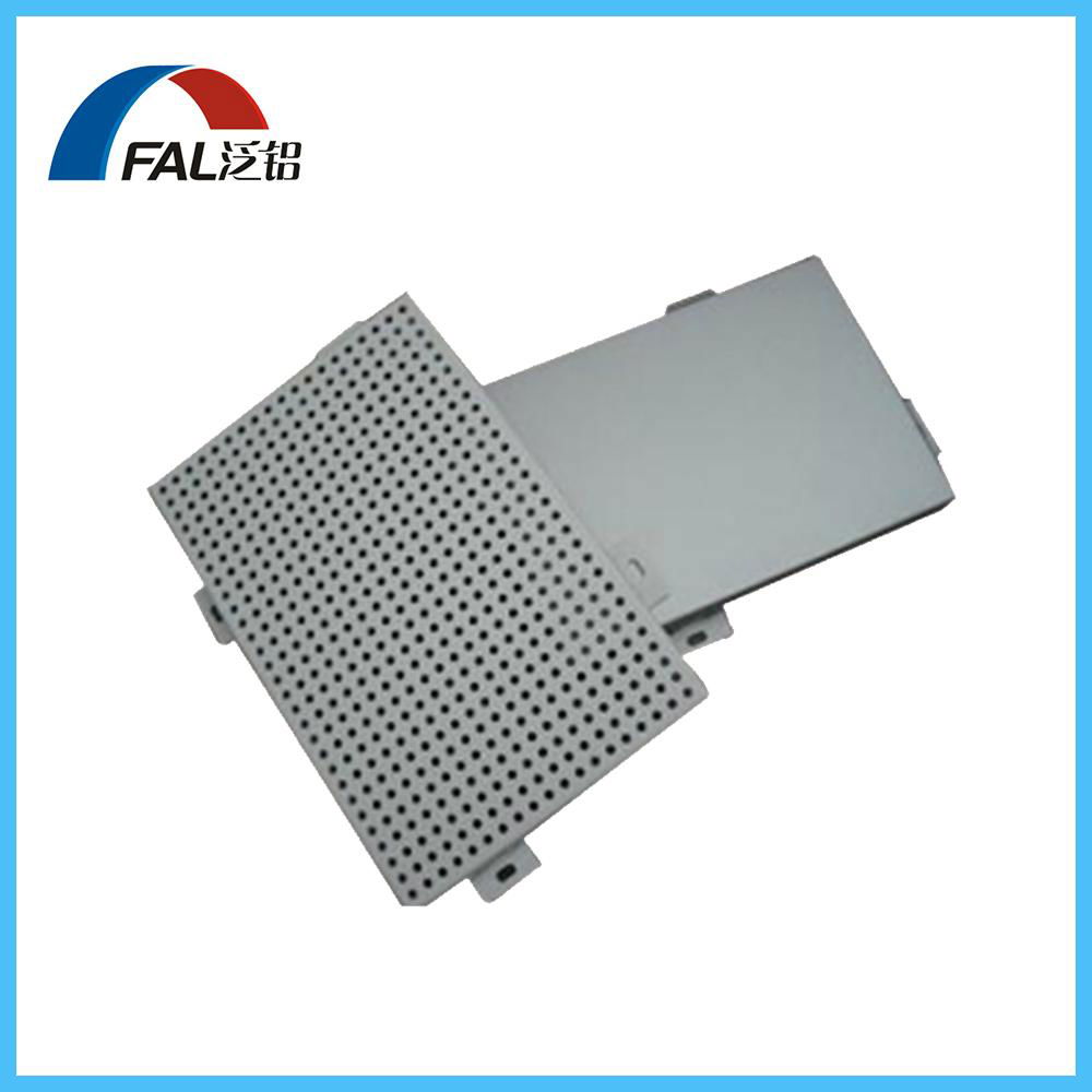 Round Hole Perforated Aluminum Solid Panel For Building Decoration 3