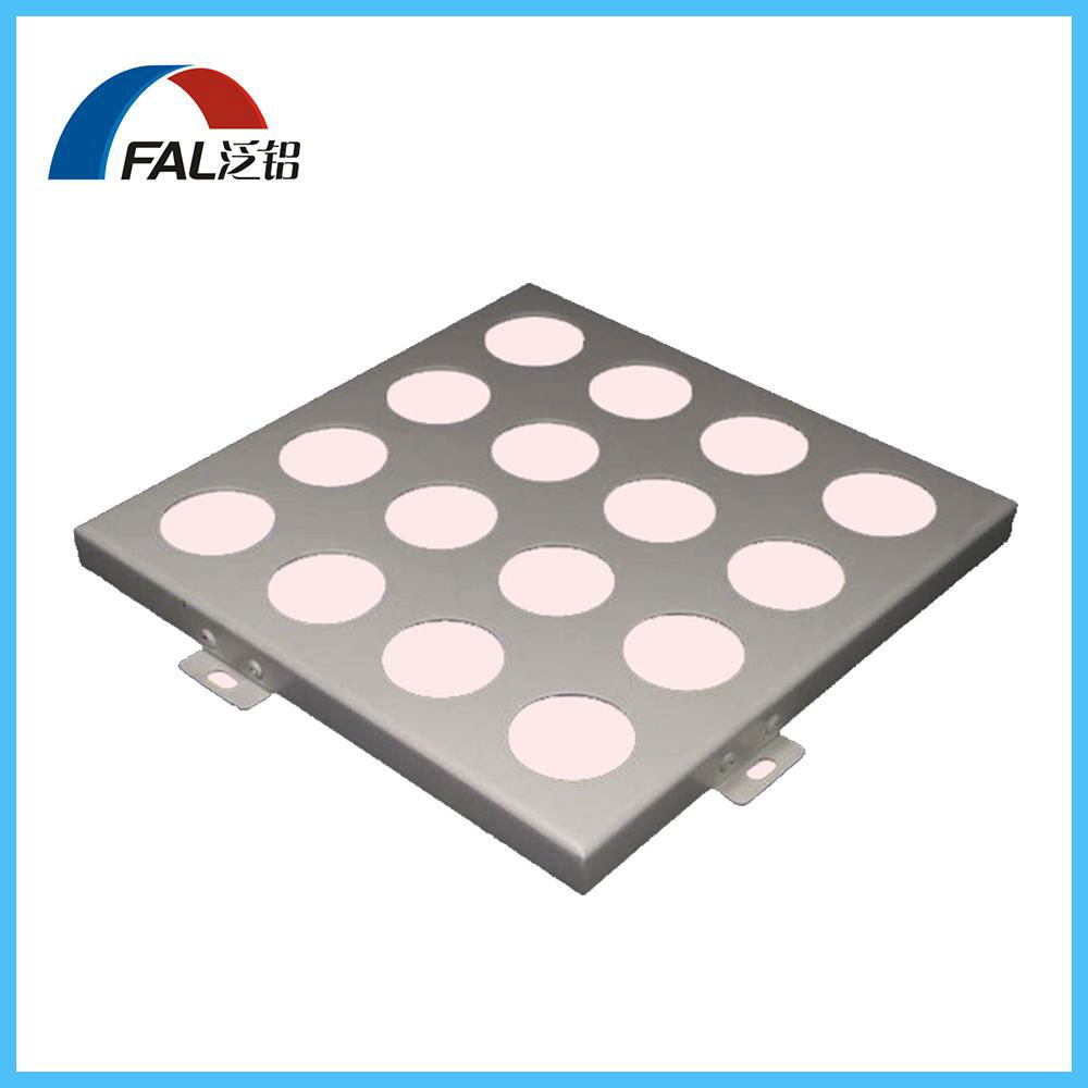 Round Hole Perforated Aluminum Solid Panel For Building Decoration 4