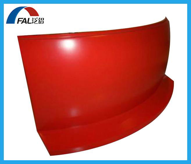 Hyperbolic PVDF Coated Aluminum Solid Panel Substrate For Building Roof System 5