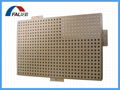 CNC Punching Perforated Aluminum Single Plate With Wood Grain Finish 3