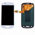 White/Blue LCD Screen Digitizer Assembly for Samsung Galaxy S3 Mini I8190