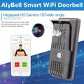 Smartphone unlock rainproof video wifi wireless outdoor bell doorbell intercom 4