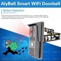 Smartphone unlock rainproof video wifi wireless outdoor bell doorbell intercom 5