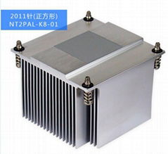 Extrusion Square Al  heat sink