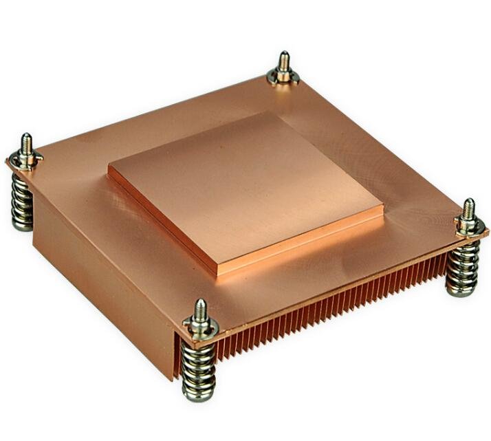 China Intel Socket  LGA1355 1366 1u copper passive VGA CPU heat sink cooling  2