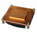 Trading Copper Skived Electronic custom/standard cpu/server LGA 2011  heat sink  2