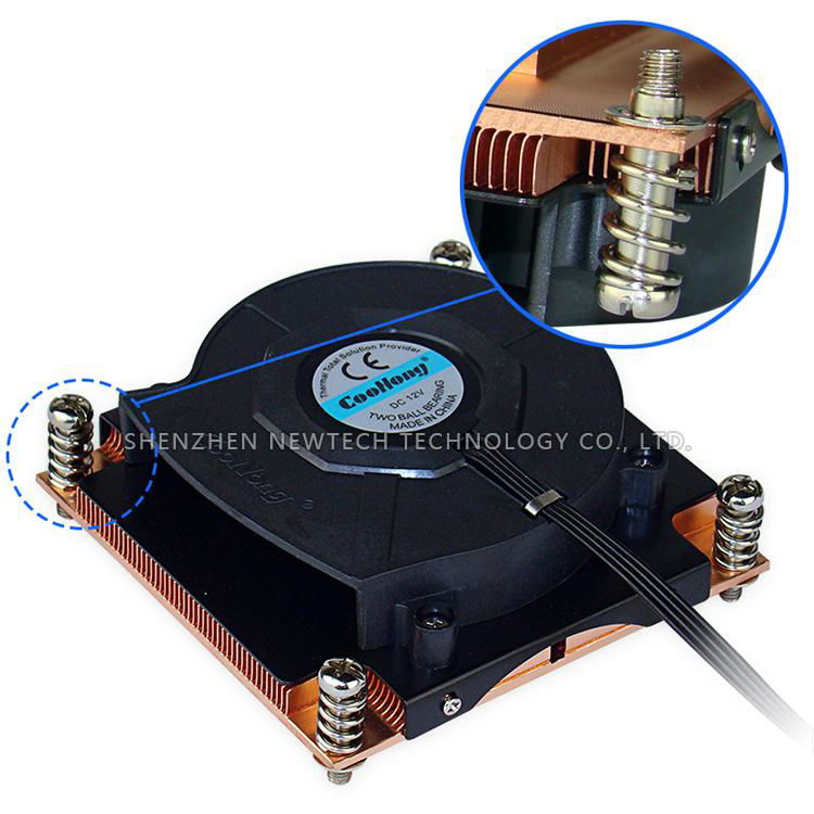 Trading Copper Skived Electronic custom/standard cpu/server LGA 2011  heat sink  3