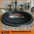 Luxury undermount copper art basin for bath 1