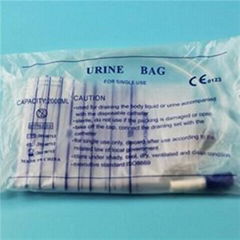 1000ml 1500ML 2000ML Cross Valve Urine Bag