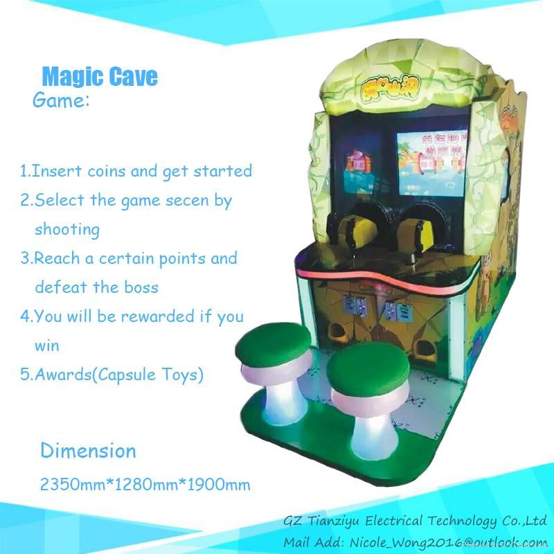 Kiddie rides Coin-opeater Game machine Magic Cave