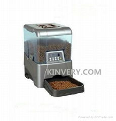 Automatic pet feeder/electronic pet feeding set for dog cat