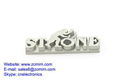 Stainless Logo Metal Charm For OEM Powder Metallurgy Products 1