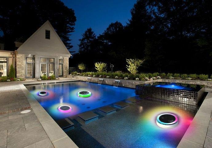 Solar swimming pool led light      