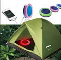 Solar camping light with mobile charger 1