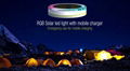 Solar camping light with mobile charger 4