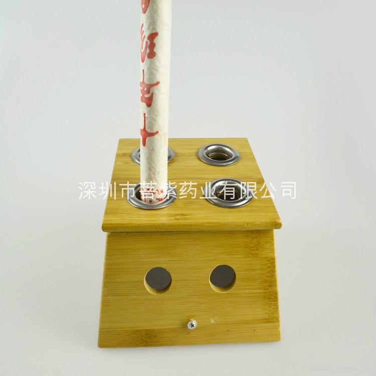 四孔竹質艾灸箱 4