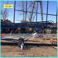 Mobile flat conveyor belt with motor drive  4