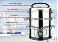 Newest Designed Luxury Stainless Steel Electric Food Steamer 1