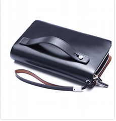 Hautton SZB83 Men Leather Clutch Bags