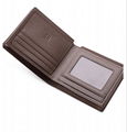 Hautton QB176 Brown Color Leather Purse Wallet